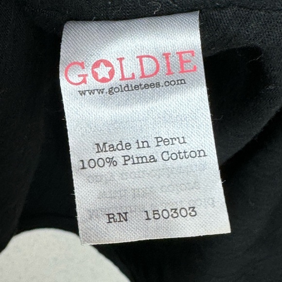 Goldie Ruched Sheath midi sleeveless black pima cotton Dress S - Picture 7 of 7